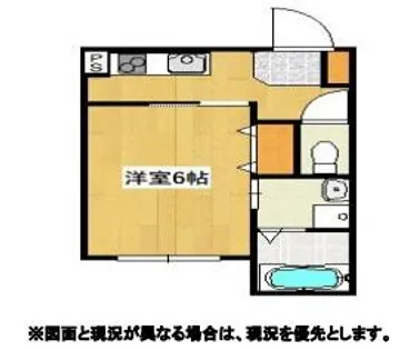 1Kの間取り画像