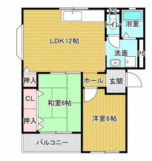 メゾンロイヤル【205号室】の間取り