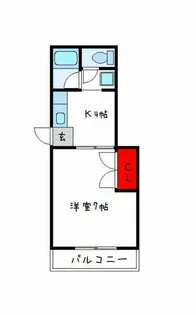 エステート高安A棟【1階】の間取り