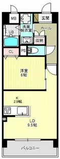 クレリア南一番【1階】の間取り