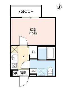 兵庫県尼崎市東園田町5丁目【アパート】の間取り