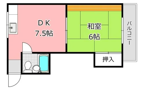 正雀本町ビル【302号室】の間取り