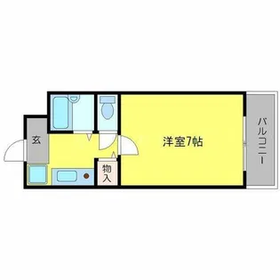 ベル・ビュー横堤【7階】の間取り