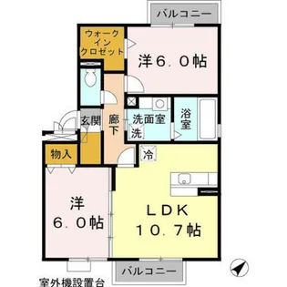 コーダ・コリーナ Ⅱ【1階】の間取り