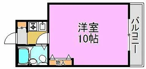 マンションプレザント【3階】の間取り