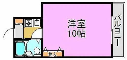 マンションプレザント【3階】の間取り
