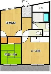 ベアード水上【403号室】の間取り