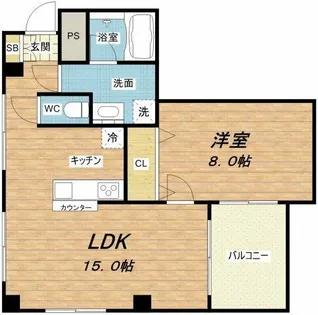 ユニッソン上町【3階】の間取り