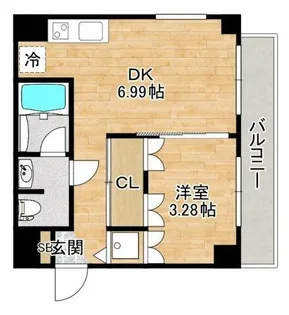 大阪府豊中市大字上新田【マンション】の間取り