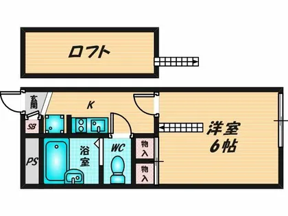 レオパレスエステート【1階】の間取り