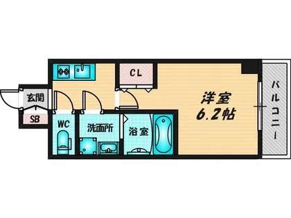 S-RESIDENCE布施aventra【5階】の間取り