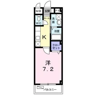 ヌウボー塩小路【2階】の間取り