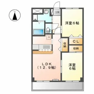 ピュア エクセル【2階】の間取り