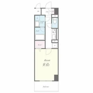 パルファン ドゥ ジョア【7階】の間取り