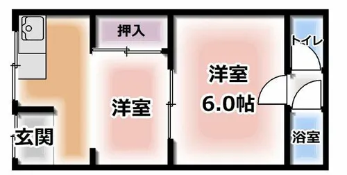 中山文化【2階】の間取り