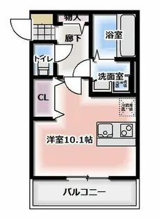 リヴェール香里園【3階】の間取り