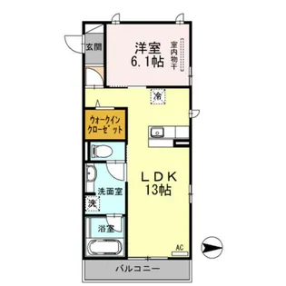 フォレスト桃山筑前台【3階】の間取り