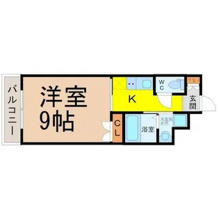 エルメディオ千種【9階】の間取り