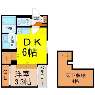 ラルゴ六番町【1階】の間取り