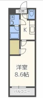 フジパレス福島ノース【1階】の間取り