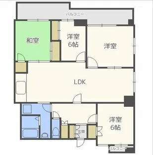 ライフステージヨシダ【9階】の間取り