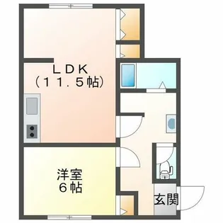 サンライフFUJI【1階】の間取り