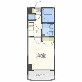 ライブコート北梅田【11階】の間取り