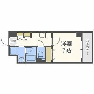 PerfectLife西天満【3階】の間取り