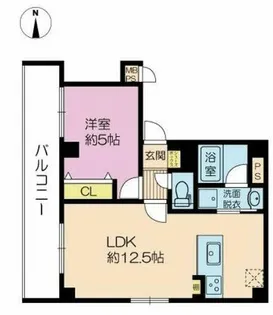 ゼクス鴫野東【8階】の間取り