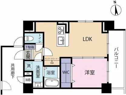 グラッドメゾン立花【202号室】の間取り