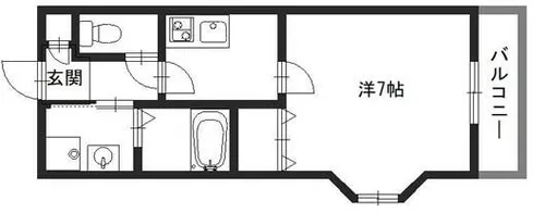 ネオクオーツ幸弐番館【201号室】の間取り