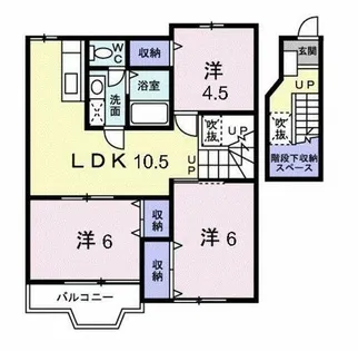 シャルマンアビテ2【2階】の間取り