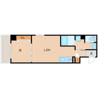 E-Bonheur尼崎【7階】の間取り