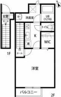 リーブル行連【2階】の間取り