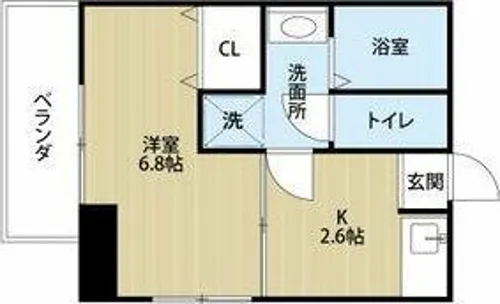 プリミエール小牧新町【103号室】の間取り