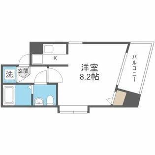 アクション別府1【3階】の間取り