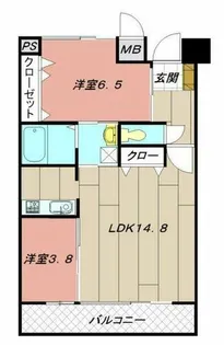 ルミナスAi八幡【3階】の間取り