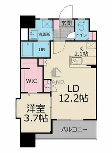 サンシティ博多【701号室】の間取り