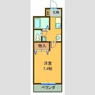 エンジェルメゾン【1階】の間取り