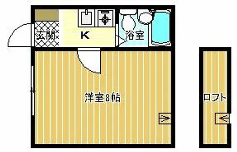 ラ・ルーチェ【2階】の間取り