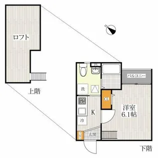キャトルセゾン【2階】の間取り