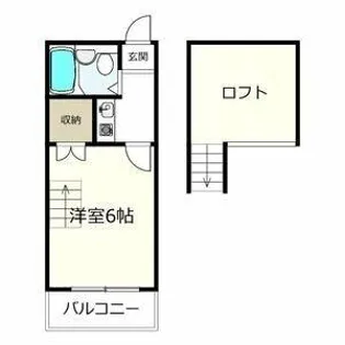 リエート打中【202号室】の間取り