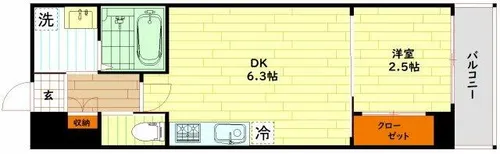 レシオス桜ノ宮THE First【2階】の間取り