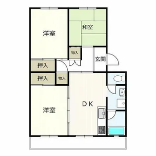 第一伊藤コーポ【4階】の間取り