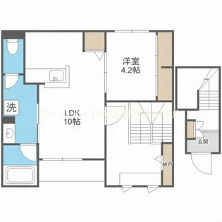 ウェルゲート サウス【1階】の間取り