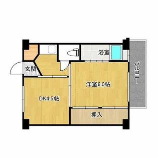 大阪府河内長野市木戸3丁目【アパート】の間取り