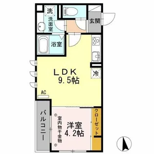 ステージ杉【3階】の間取り