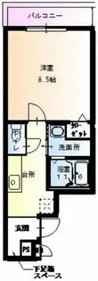 フジパレス沢ノ町Ⅱ番館【1階】の間取り
