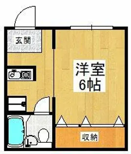 サンセルジュ深井【1階】の間取り