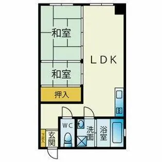 ビジネス・ワン寺塚【6階】の間取り